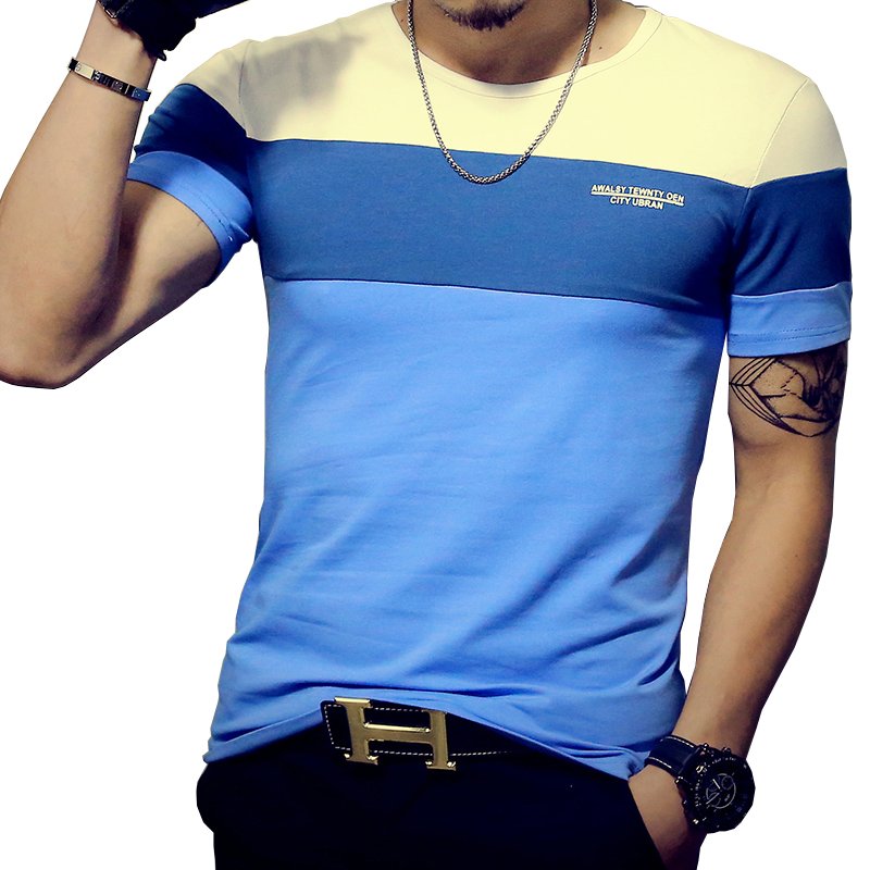 Summer Fashion Men's T Shirt Casual Patchwork Short Sleeve T Shirt Mens Clothing Trend Casual Slim Fit Hip-Hop Top Tees 5XL 4 Summer Fashion Men's T Shirt Casual Patchwork Short Sleeve T Shirt Mens Clothing Trend Casual Slim Fit Hip-Hop Top Tees 5XL 4